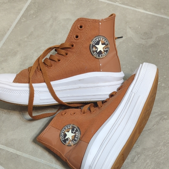 Converse Platform Sneakers - Burnt Orange - Picture 2 of 7